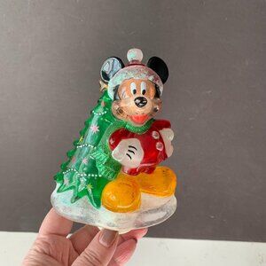 Vintage Mickey Mouse Christmas Tree Night Light!!!  Works as pictured.